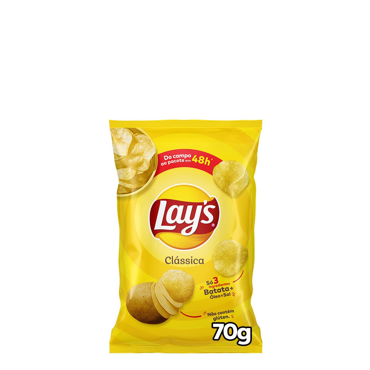 Batata Frita Lisa Clássica Lays 70G