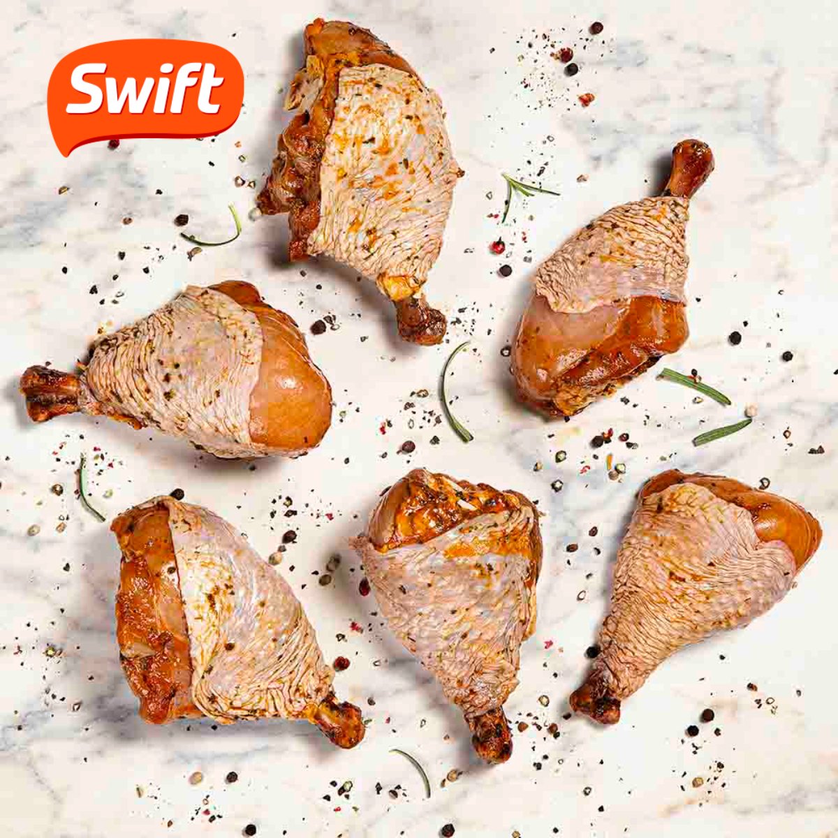 Coxa De Frango Temperada SWIFT 1Kg