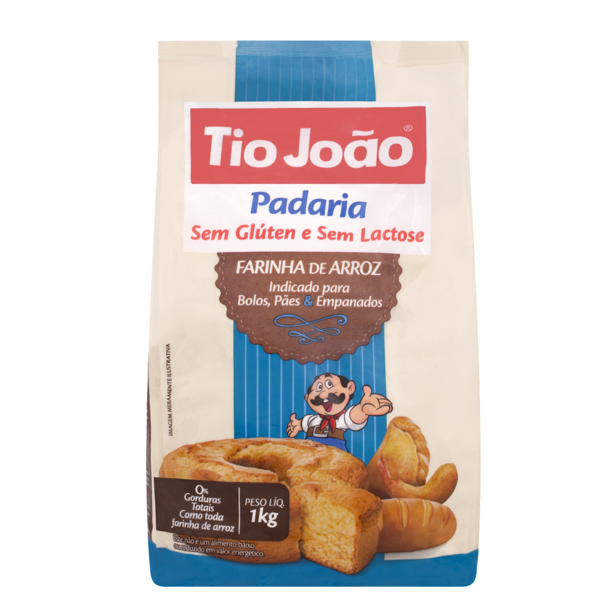 Farinha de Arroz TIO JOÃO Pacote 1kg