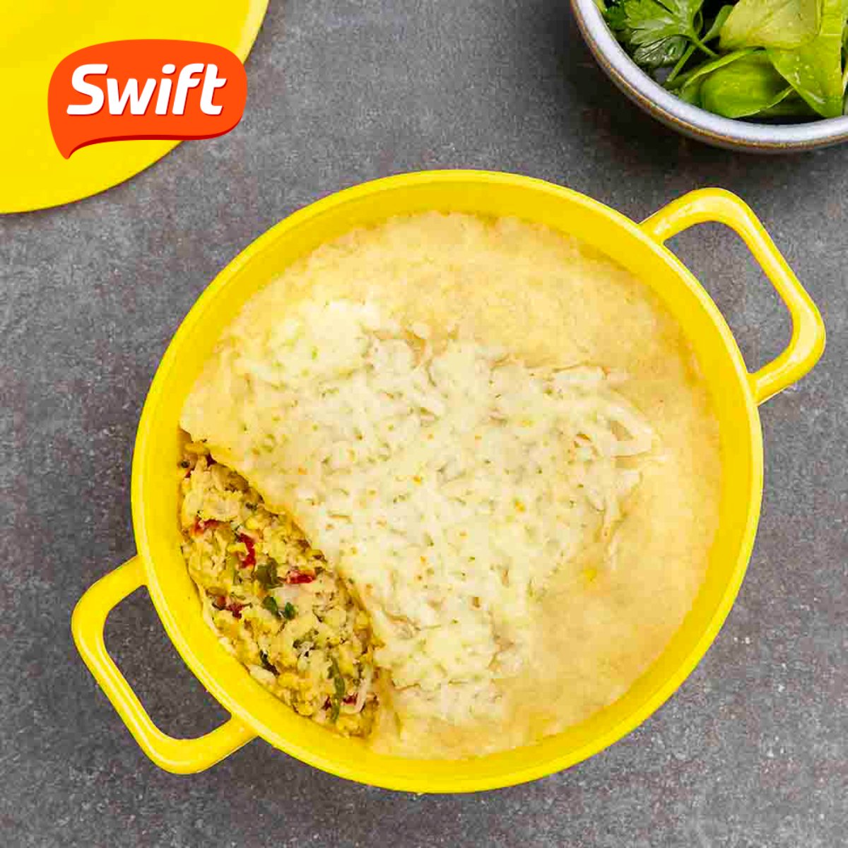 Escondidinho de Batata Doce com Frango e Mussarela Bufala Swift 350g