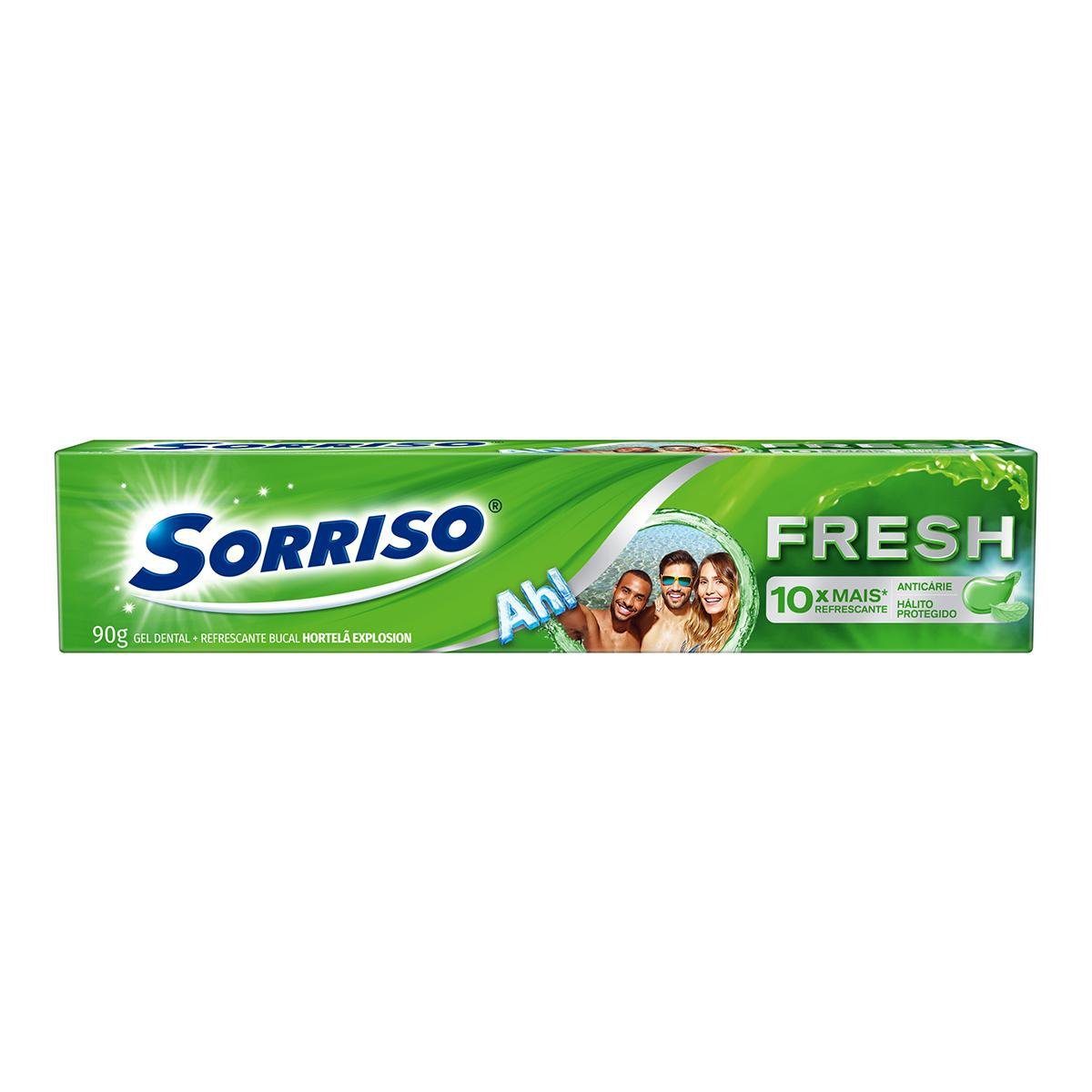 Creme Dental Sorriso Fresh Hortelã Explosion 90g