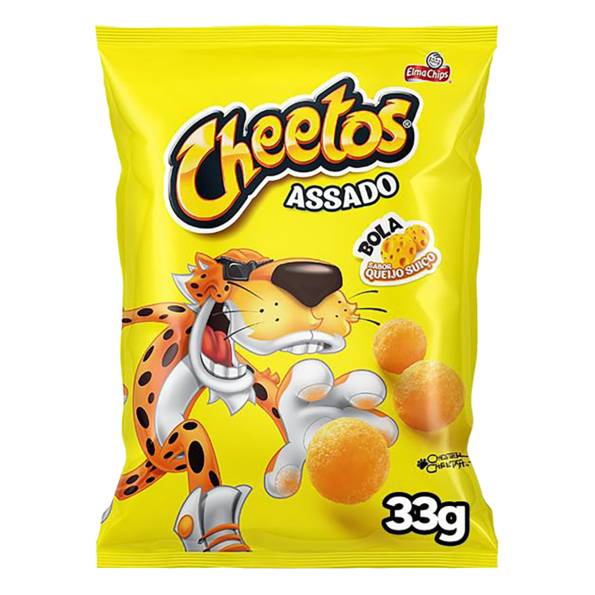 Salgadinho de Milho Bola Queijo Suíço Elma Chips Cheetos Pacote 33g
