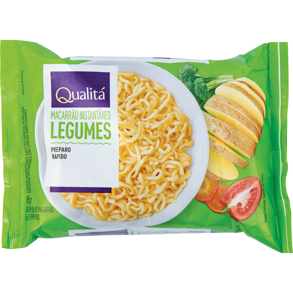 Macarrão Instantâneo QUALITÁ Sabor Legumes 85g