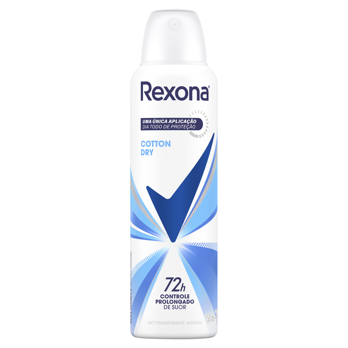 Desodorante Antitranspirante Rexona Feminino Aerosol Cotton Dry 150ml