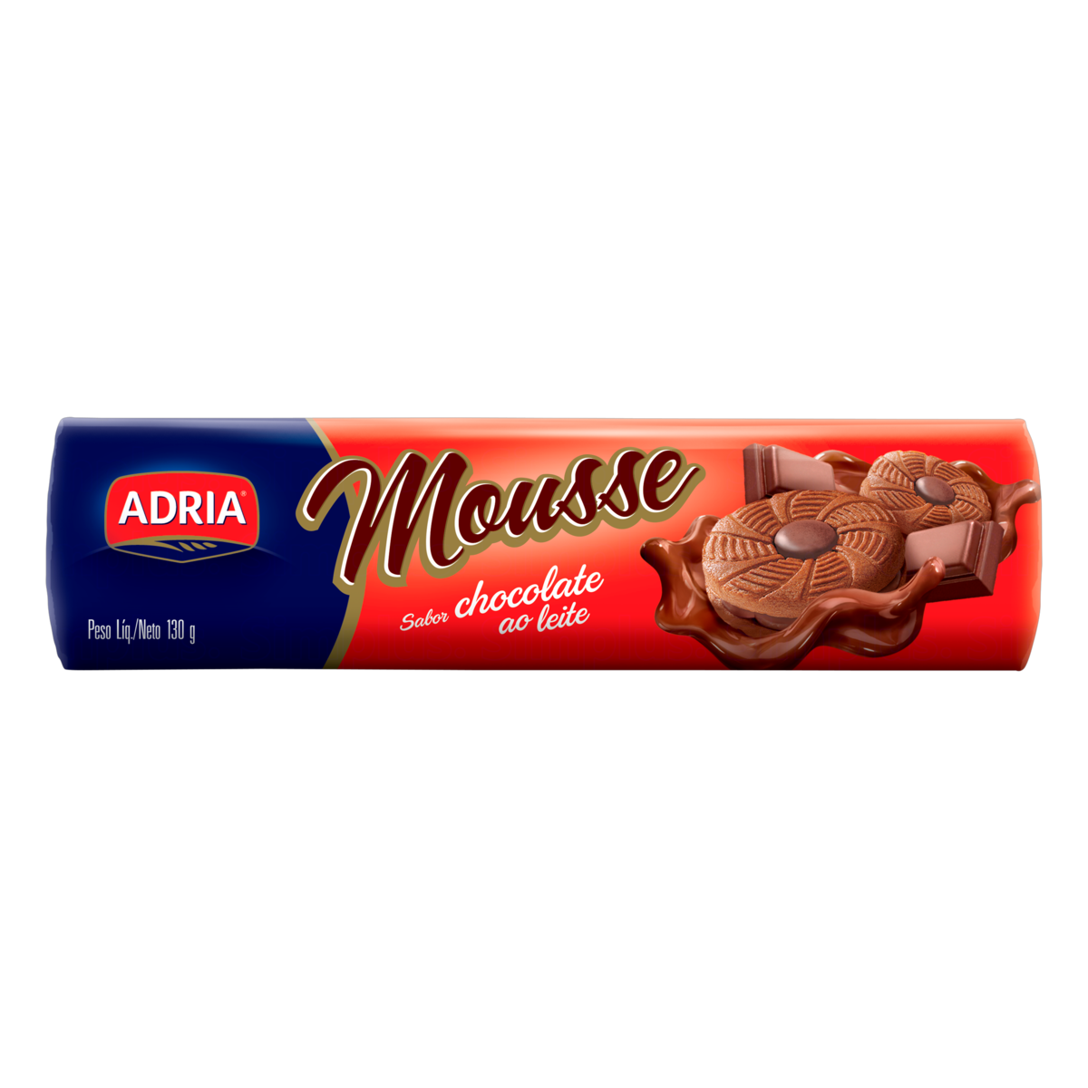 Biscoito ADRIA Mousse Chocolate ao Leite 130g