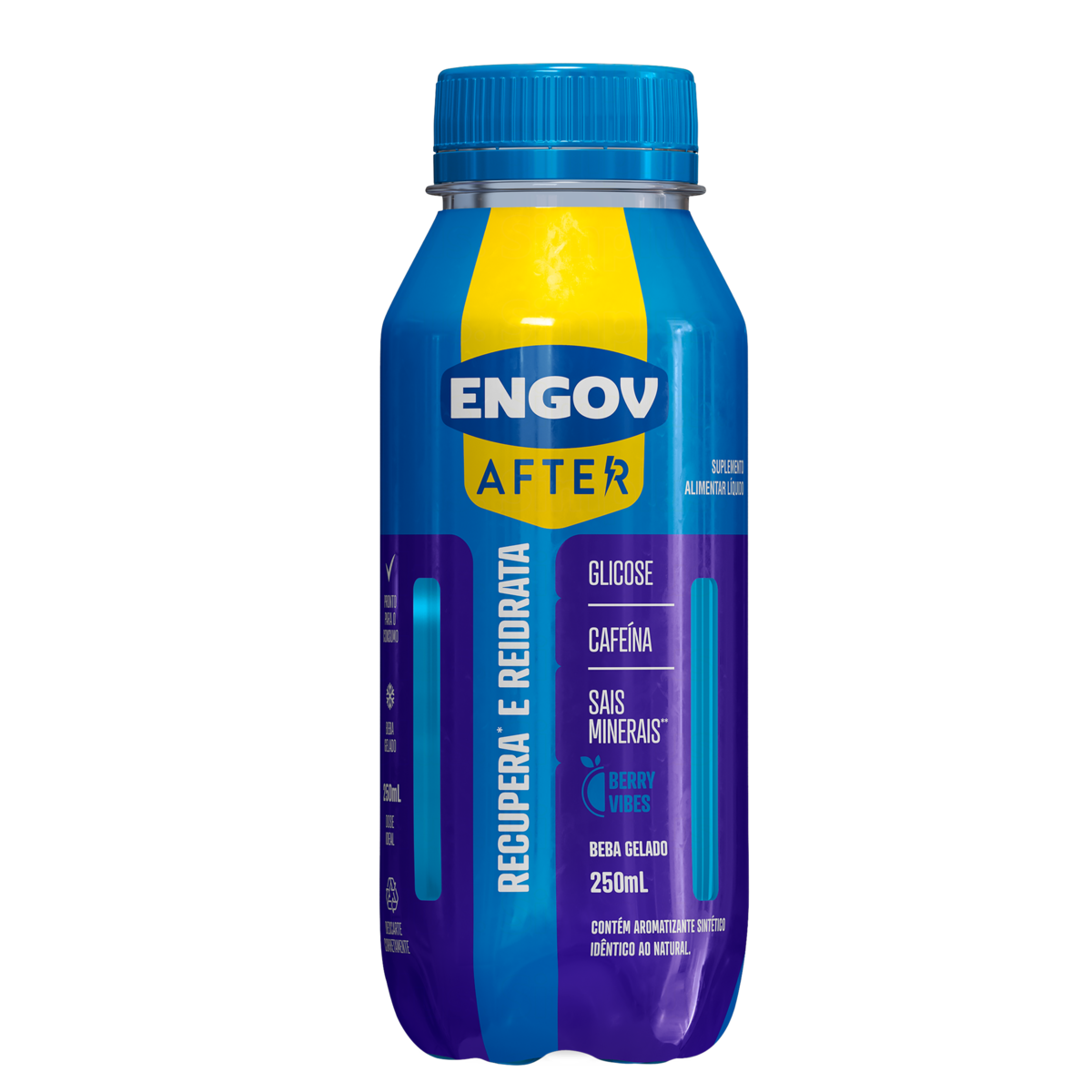 Suplemento Alimentar Líquido Berry Vibes Engov After Frasco 250ml