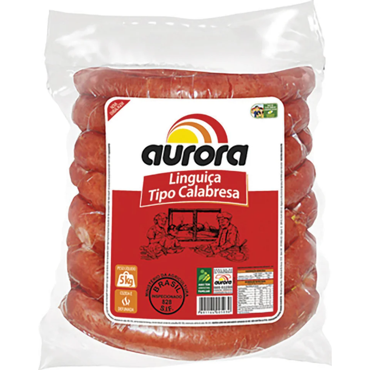 Linguiça Calabresa Aurora 1KG
