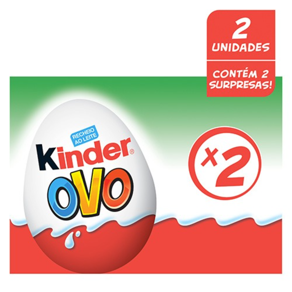 Chocolate Kinder Ovo 40g com 2 Unidades