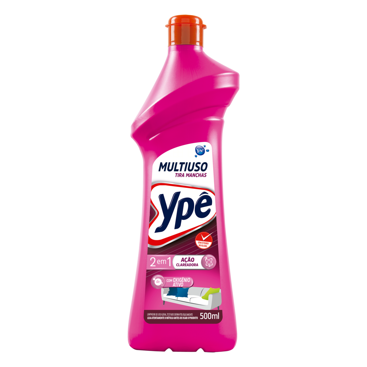 Limpador Multiuso Branqueador Tira-Manchas com Álcool Ypê Squeeze 500ml