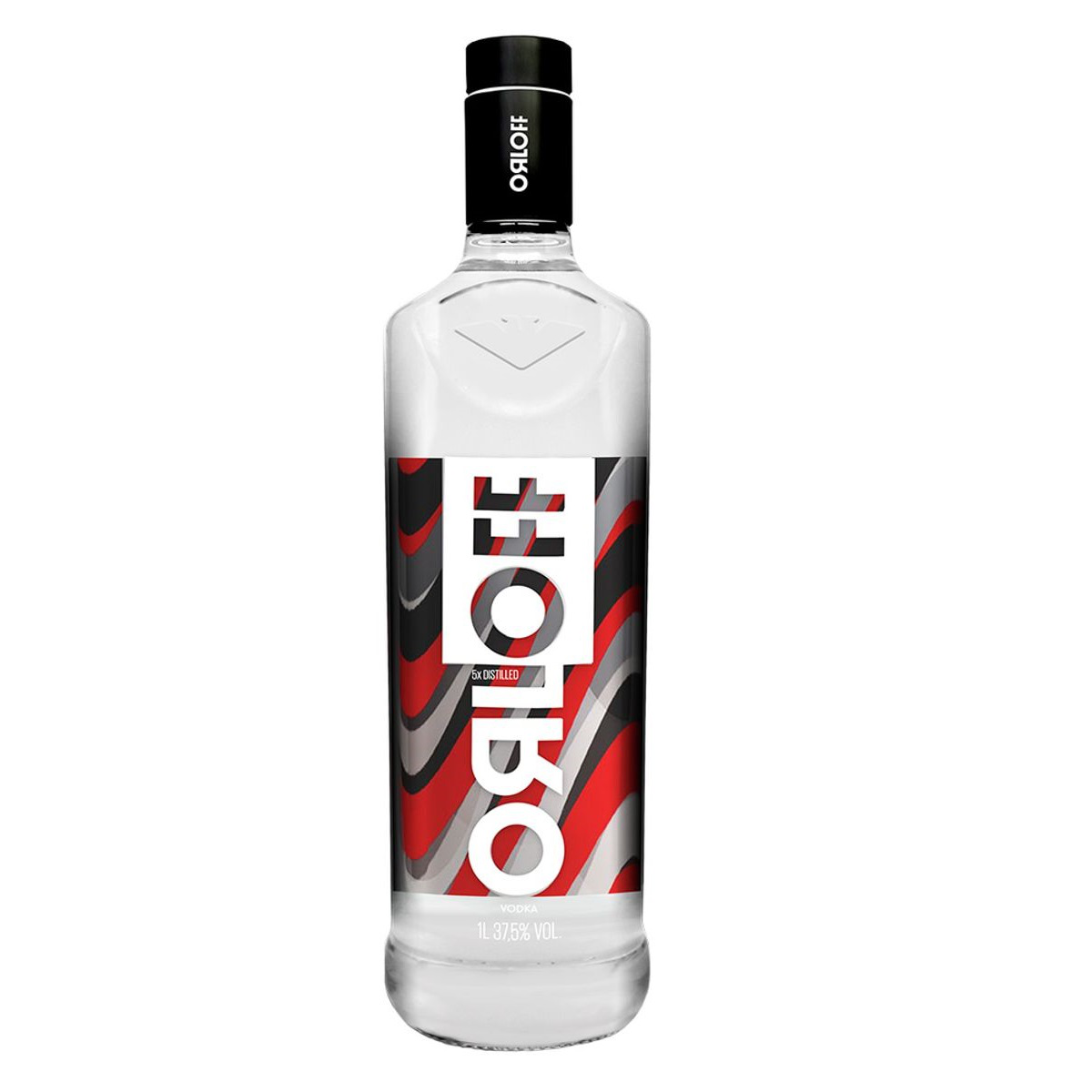 Vodka 5x Destilada Orloff Garrafa 1l