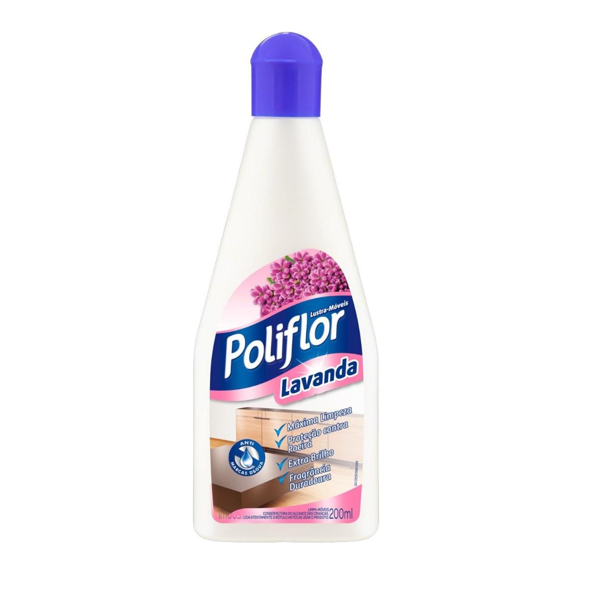 Lustra-Móveis Lavanda Poliflor Squeeze 200ml