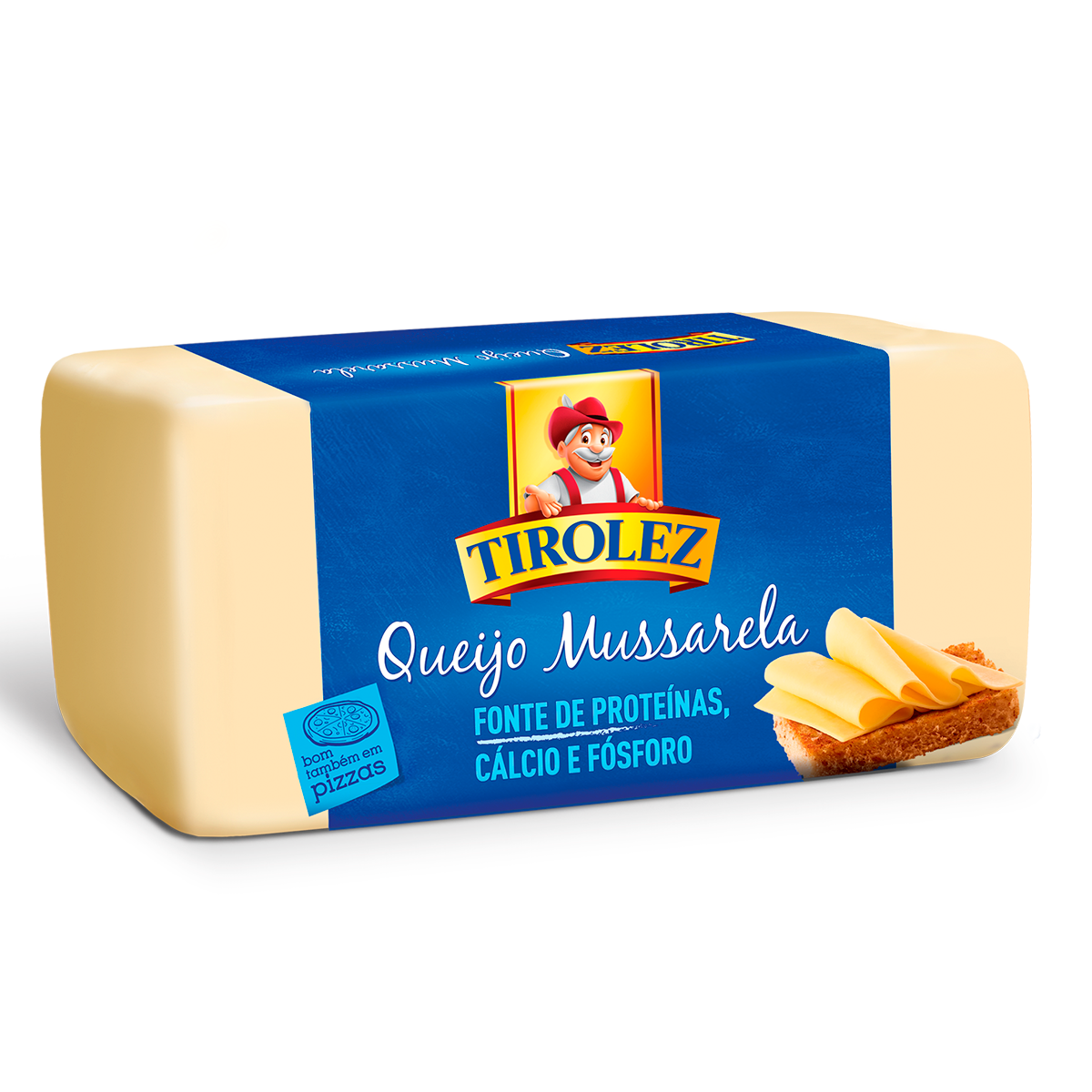 Queijo Mussarela TIROLEZ Fatiado Bandeja 150g