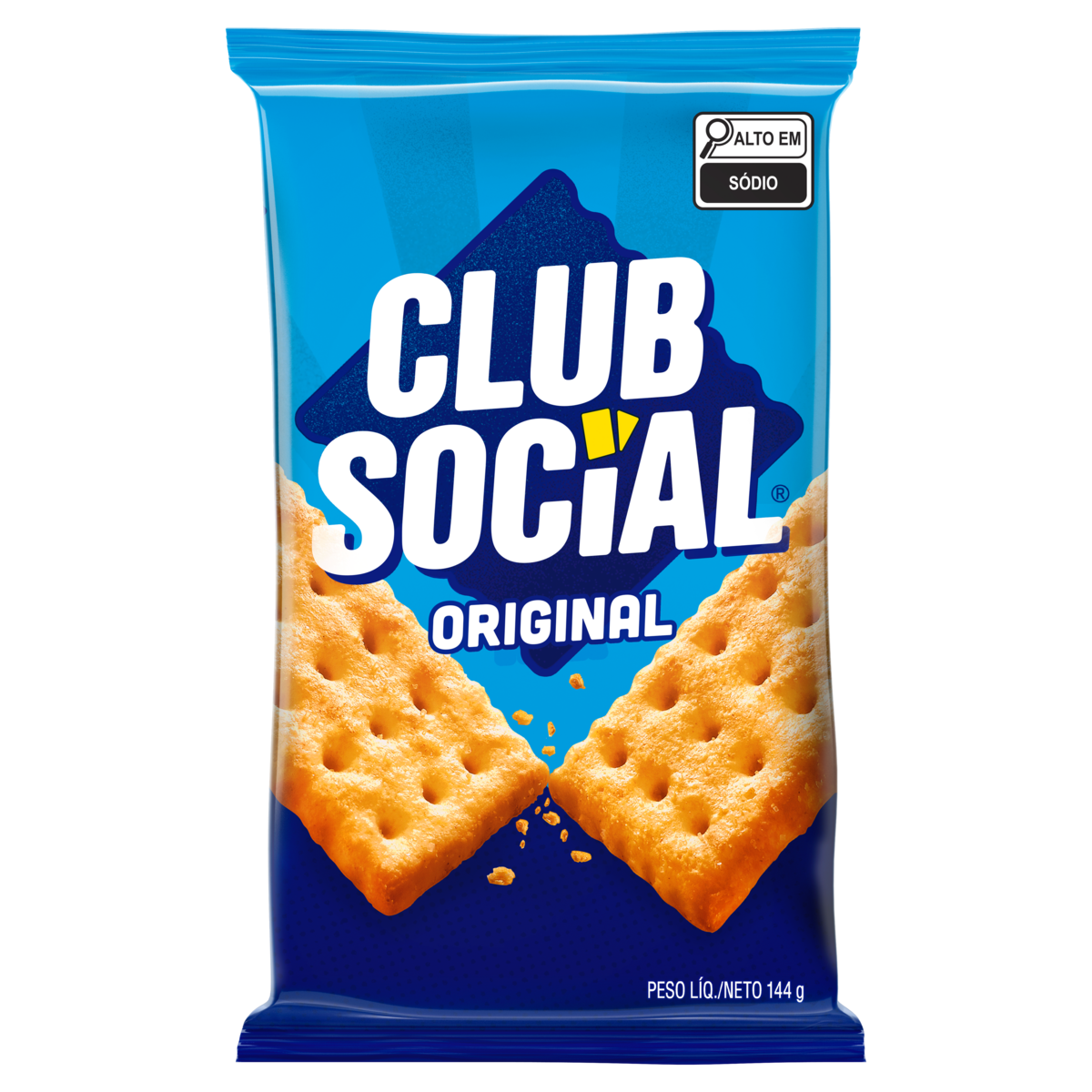 Biscoito Club Social regular original multipack 144g
