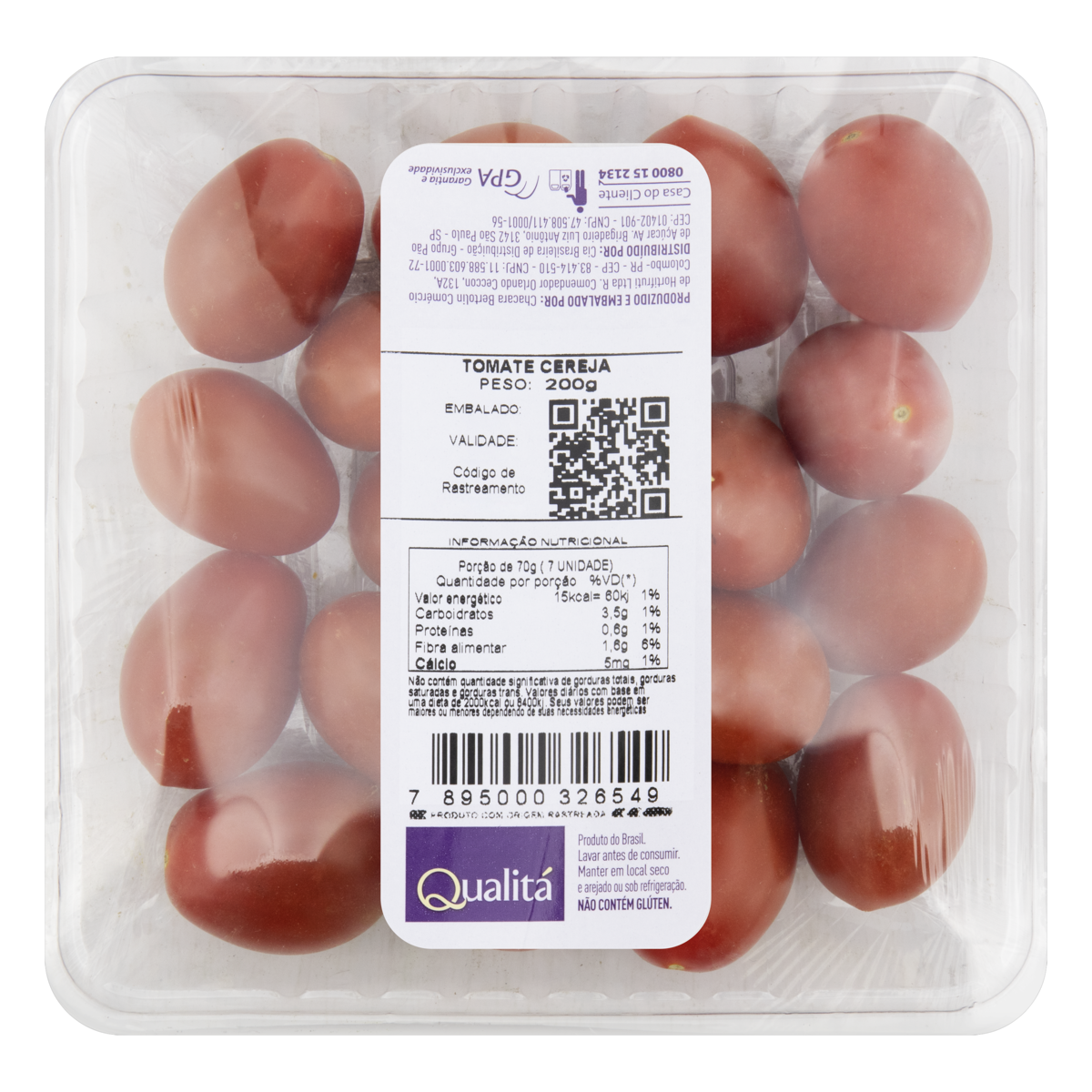 Tomate Cereja Qualitá 200g