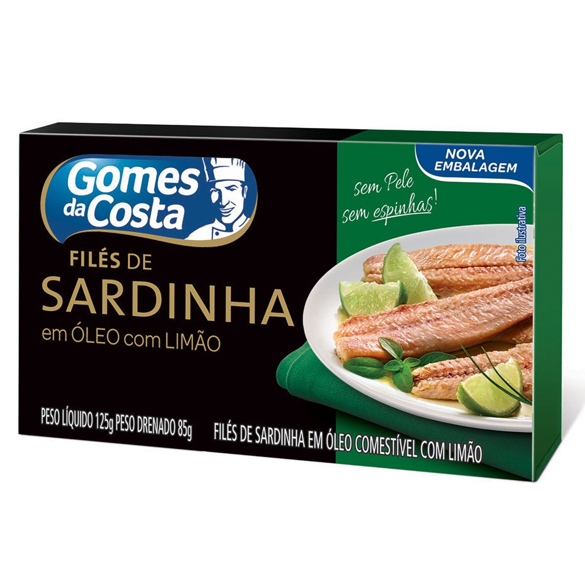 Filé de Sardinha com Limão GOMES DA COSTA 125g