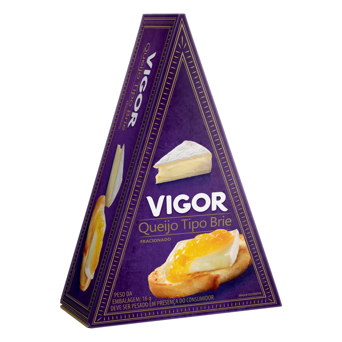 Queijo Brie Fracionado Vigor 120g