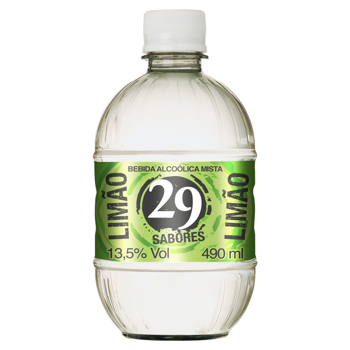 Bebida Mista Alcoólica Limão 29 Sabores Garrafa 490ml