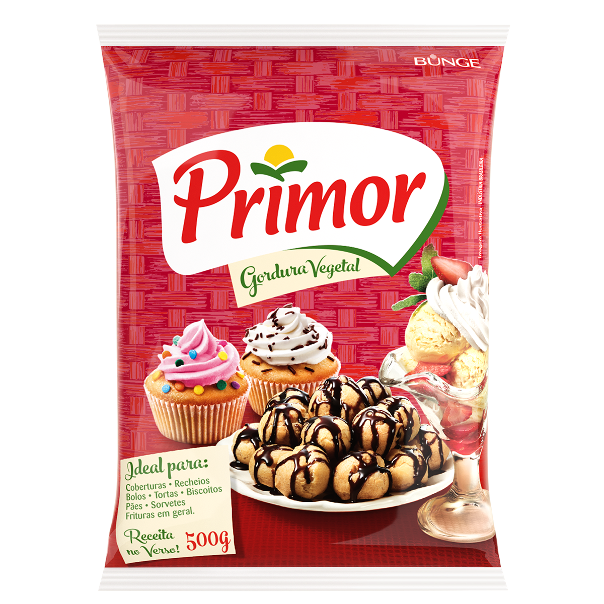 Gordura Vegetal Primor Pacote 500g