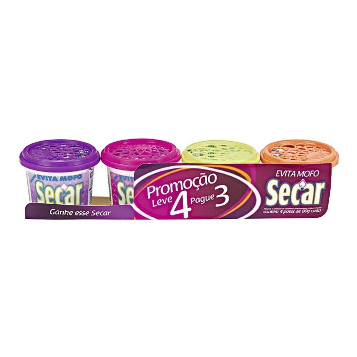 Antimofo SECAR 80g Leve 4 Pague 3 Unidades