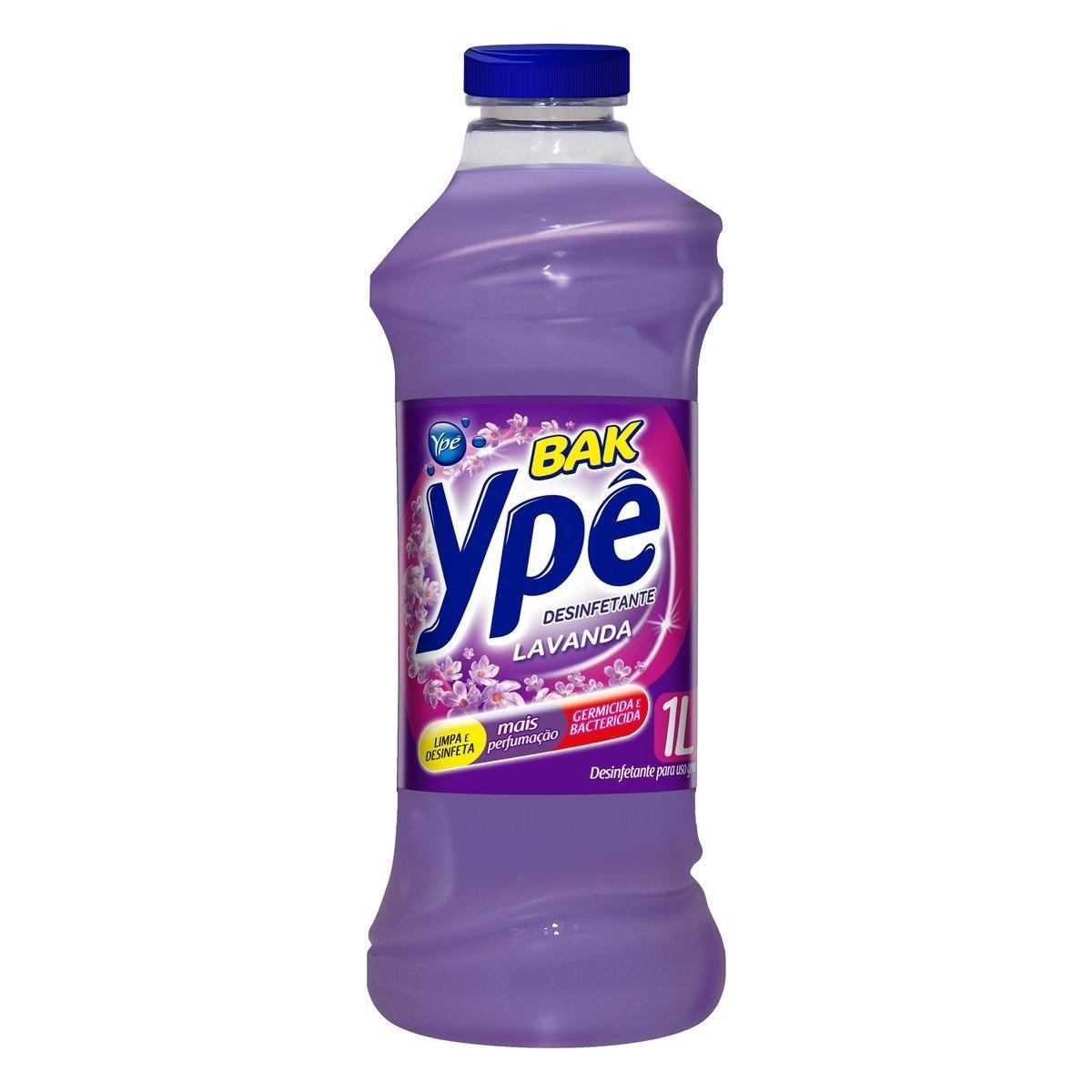 Desinfetante Uso Geral Lavanda Ypê Bak Frasco 1l