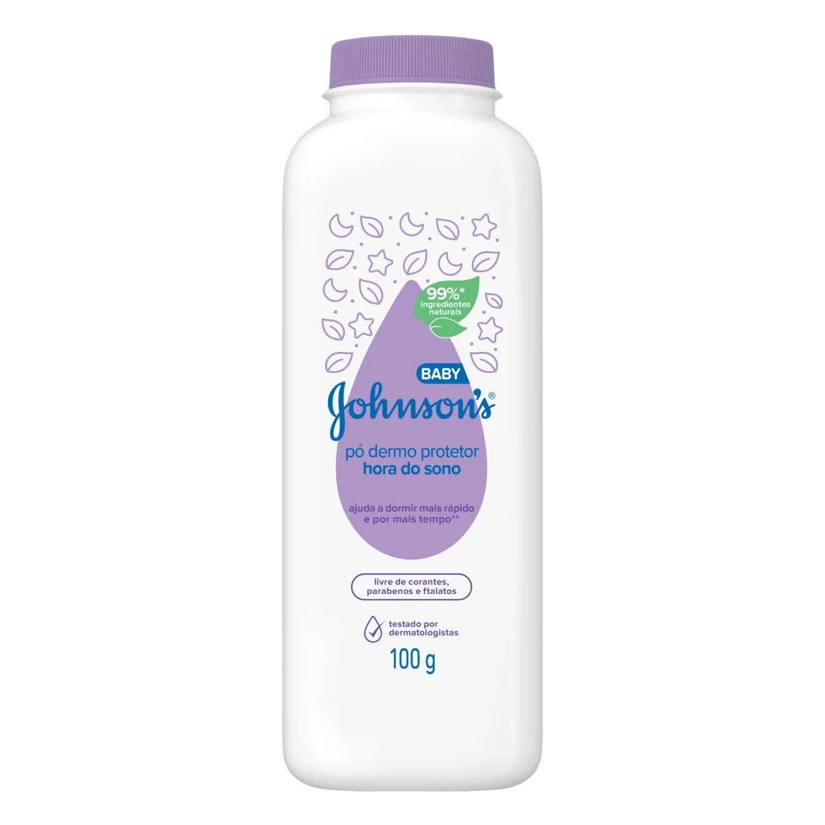 Talco Johnson's Baby Hora do Sono Frasco 100g