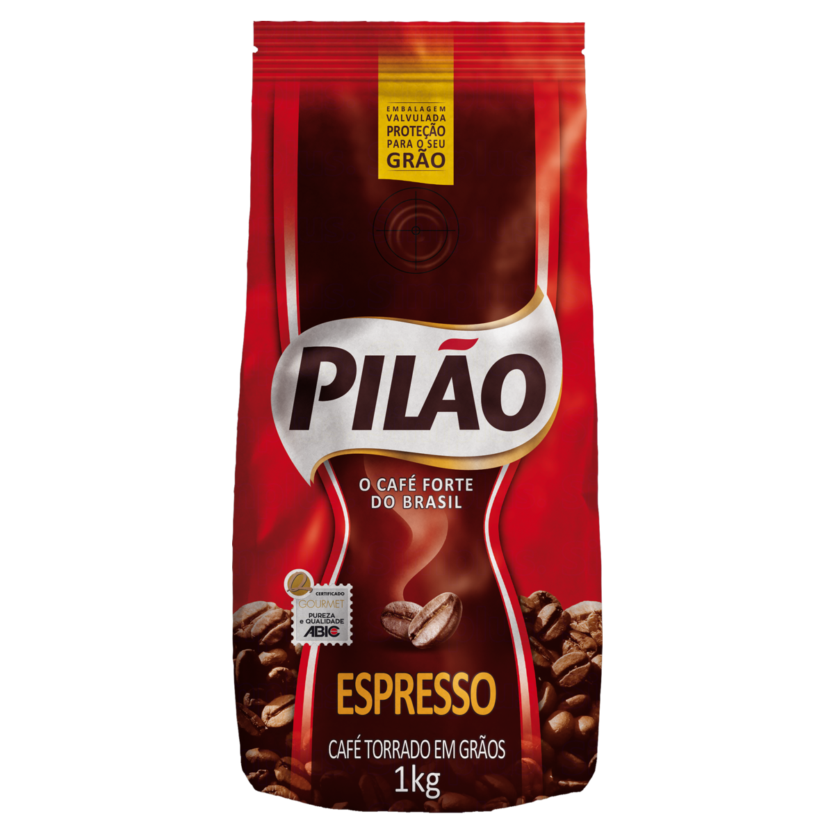 Café Torrado em Grãos Espresso Pilão Pouch 1kg