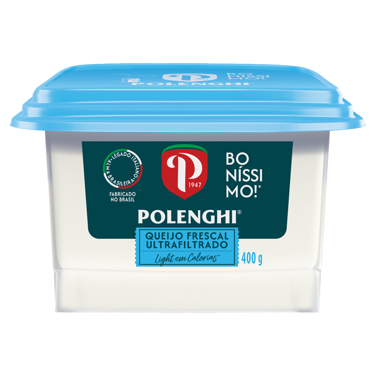 Queijo Frescal Ultrafiltrado Light Polenghi Pote 400g