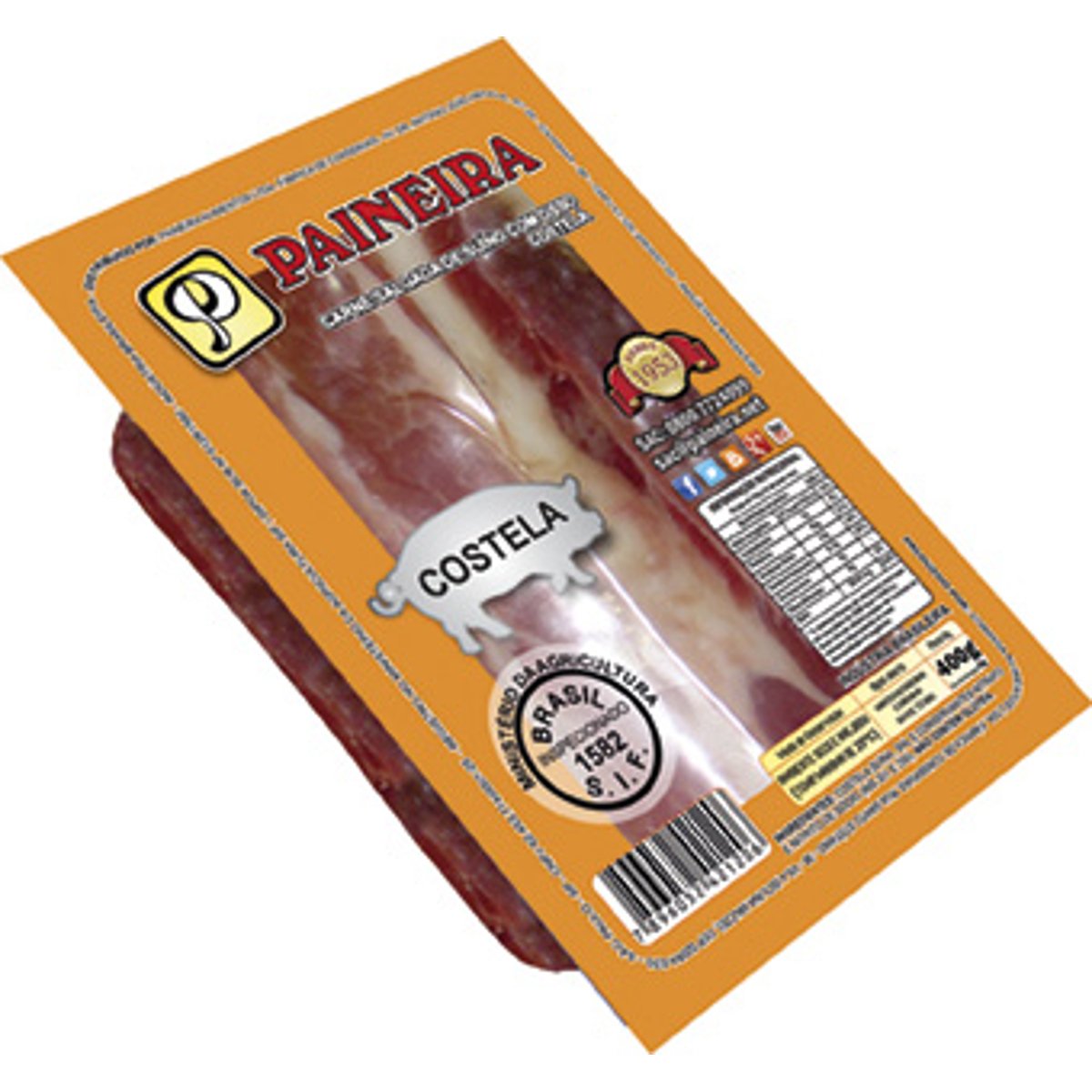 Costela Suína Salgada PAINEIRA 400g