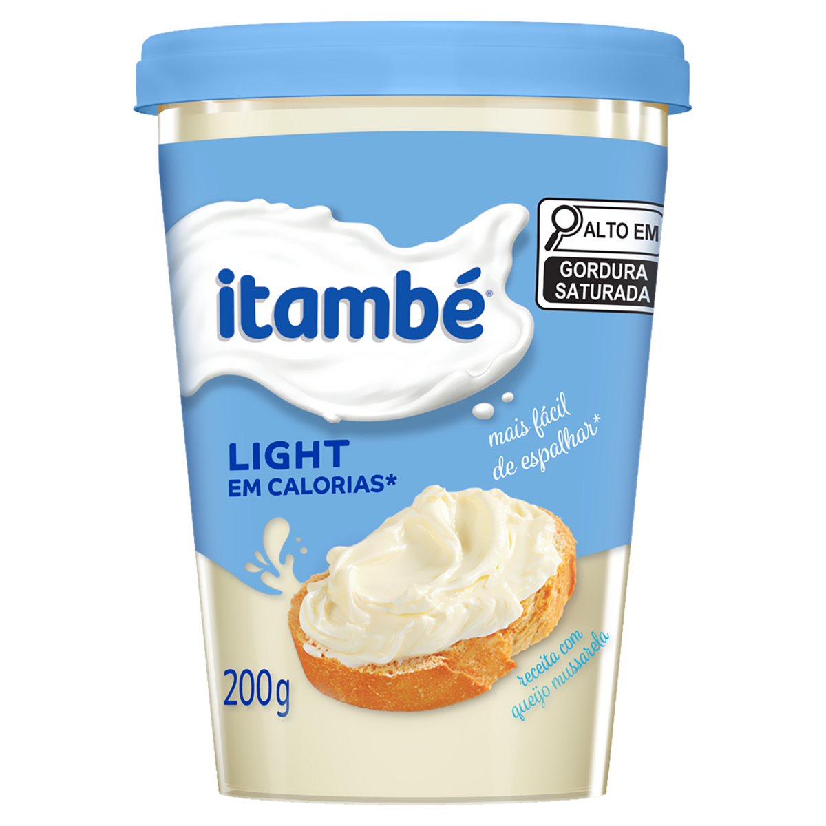 Requeijão Cremoso com Queijo Light Itambé Copo 200g