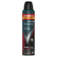 Antitranspirante Aerossol Antibacterial e Invisible Rexona Men 250ml Spray Leve Mais Pague Menos