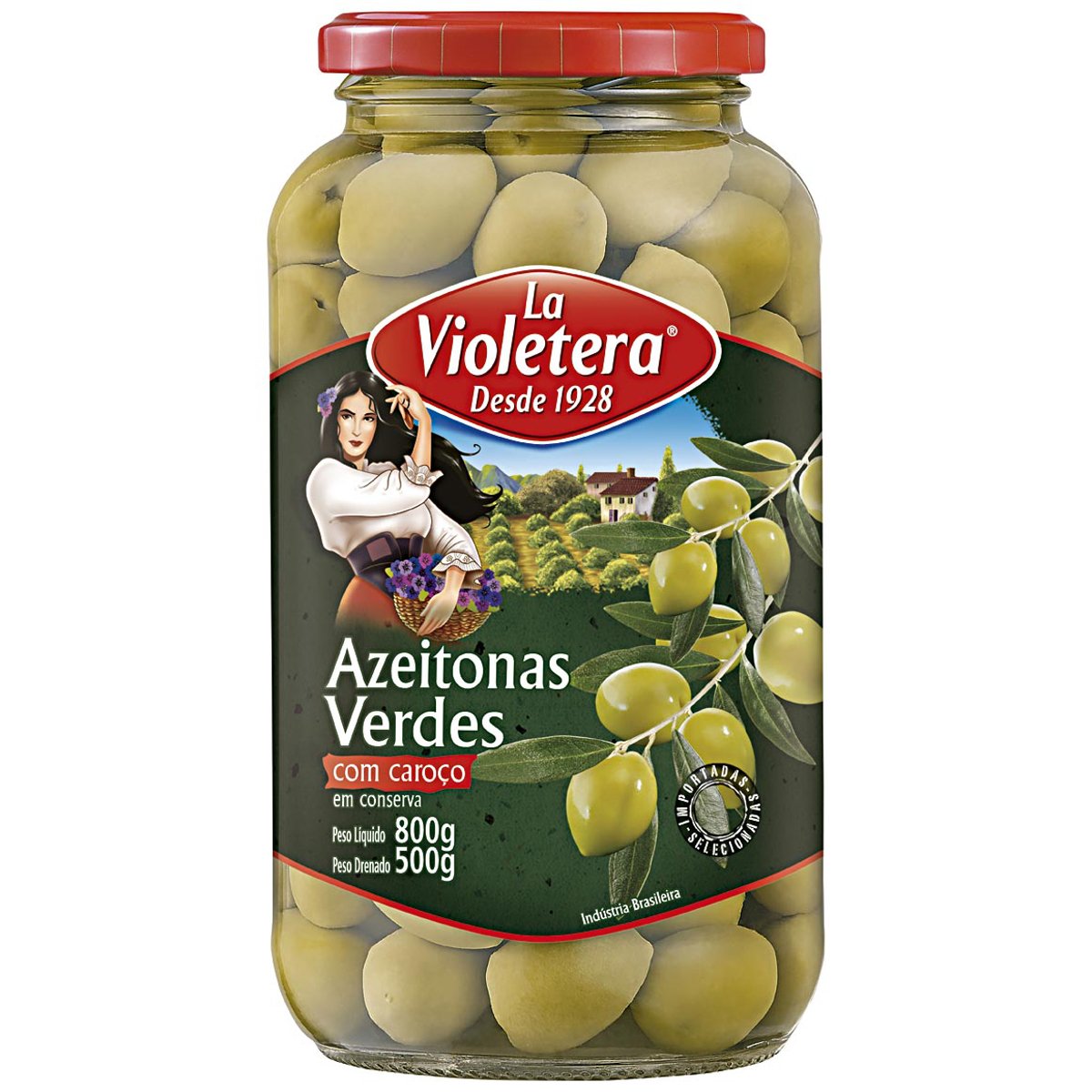 Azeitona Verde LA VIOLETERA 500g
