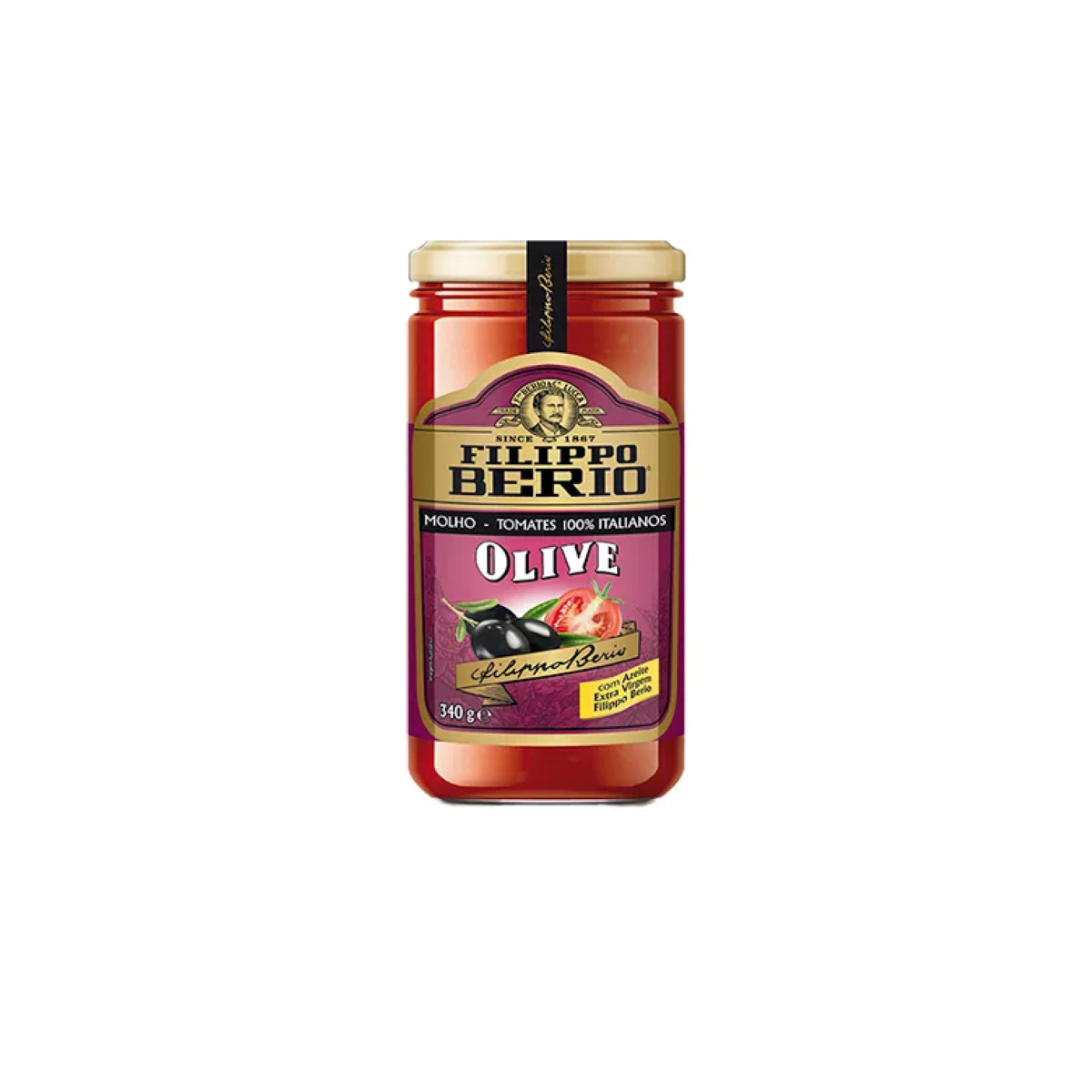 Molho Tomate Azeitona Filippo Berio 340G