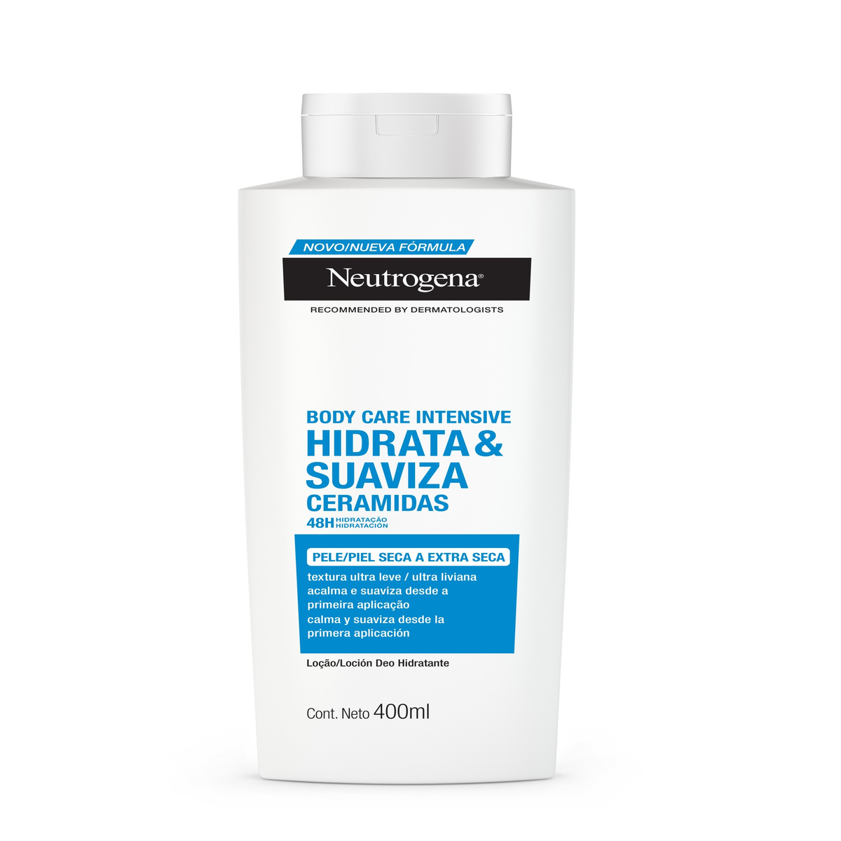 Loção Hidrata e Suaviza Neutrogena Body Care Intensive Frasco 400ml