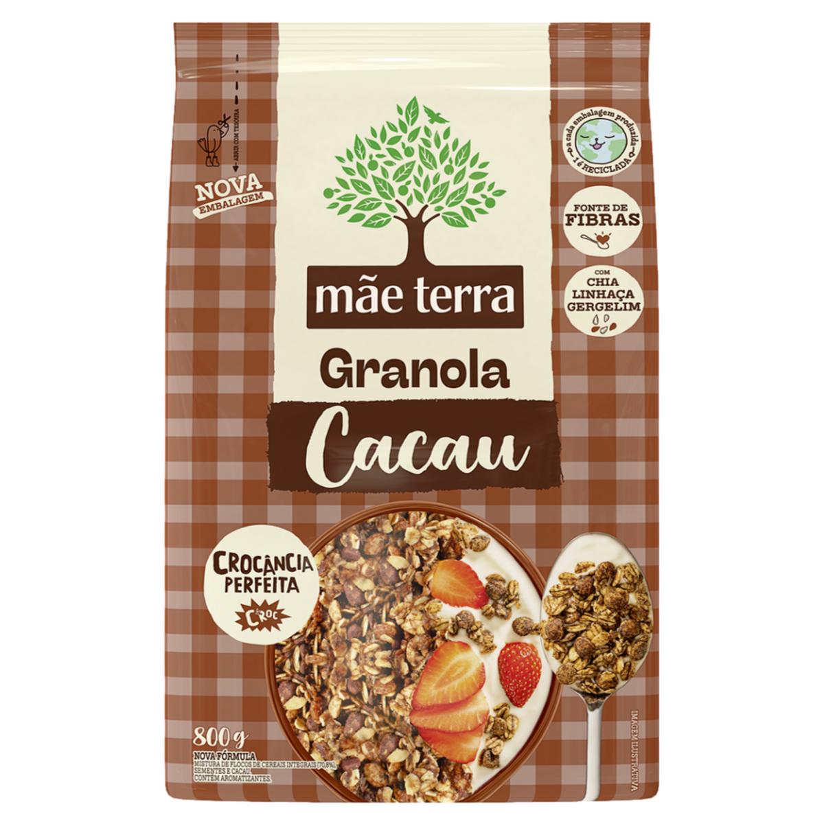 Granola Mãe Terra Cacau 800g