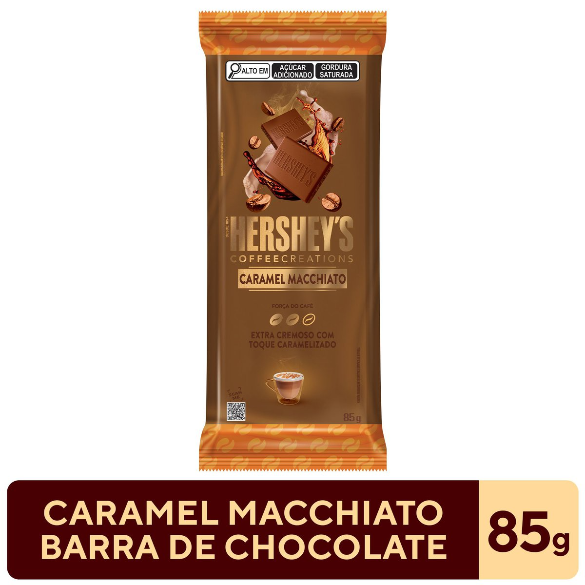 Chocolate Hersheys Coffee Creations Sabor Caramel Macchiato Pacote 85g