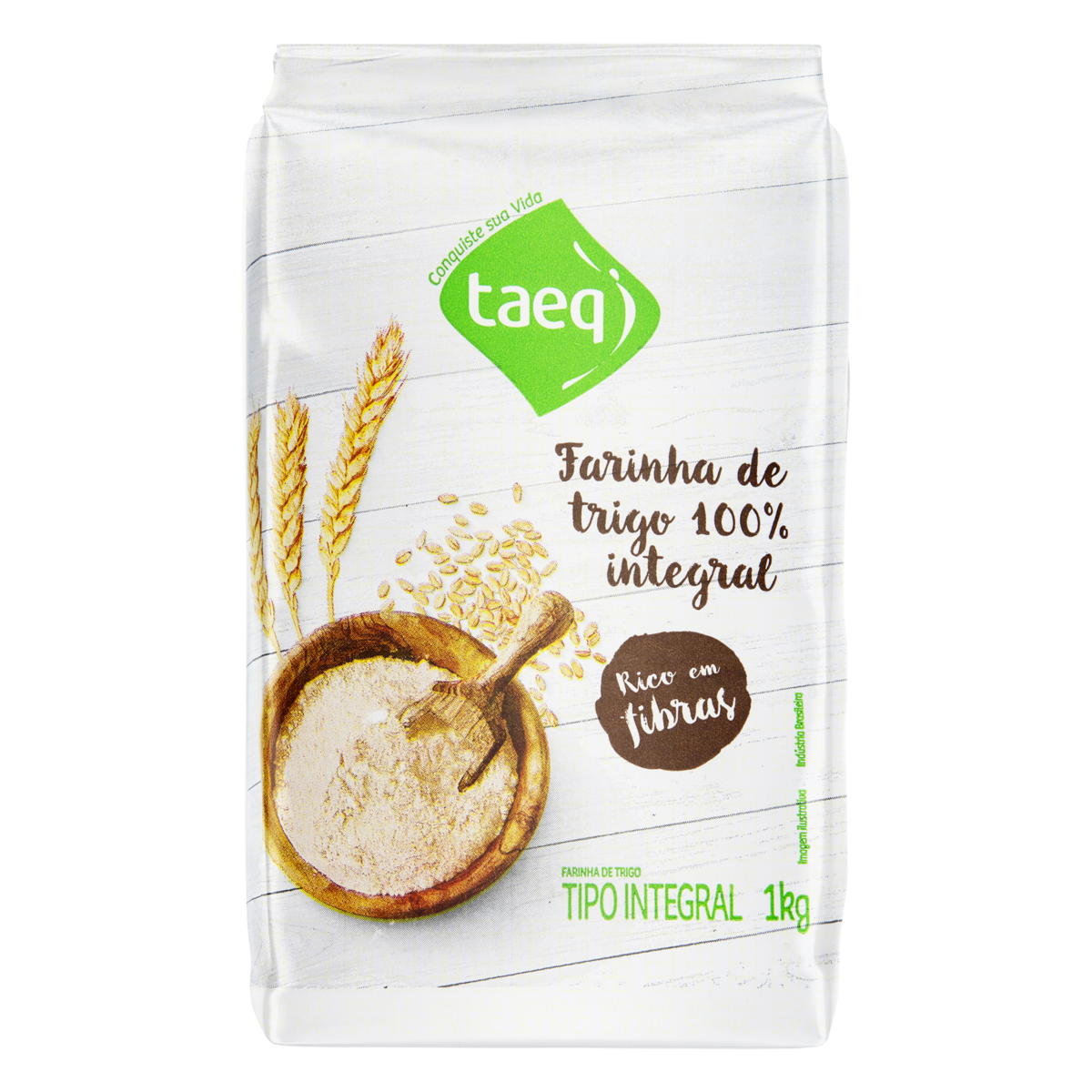 Farinha de Trigo 100% Integral Taeq Pacote 1kg