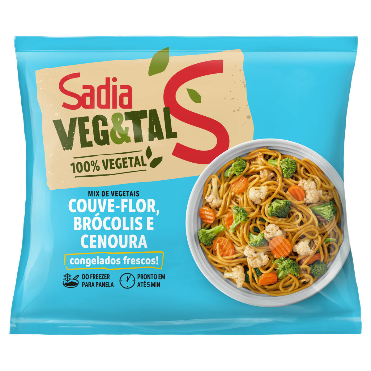 Mix de Vegetais Congelados Fresco Sadia VegeTal Pacote 300g