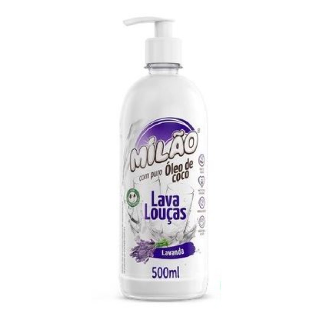 Lava Louça Líquido Milao 500ml