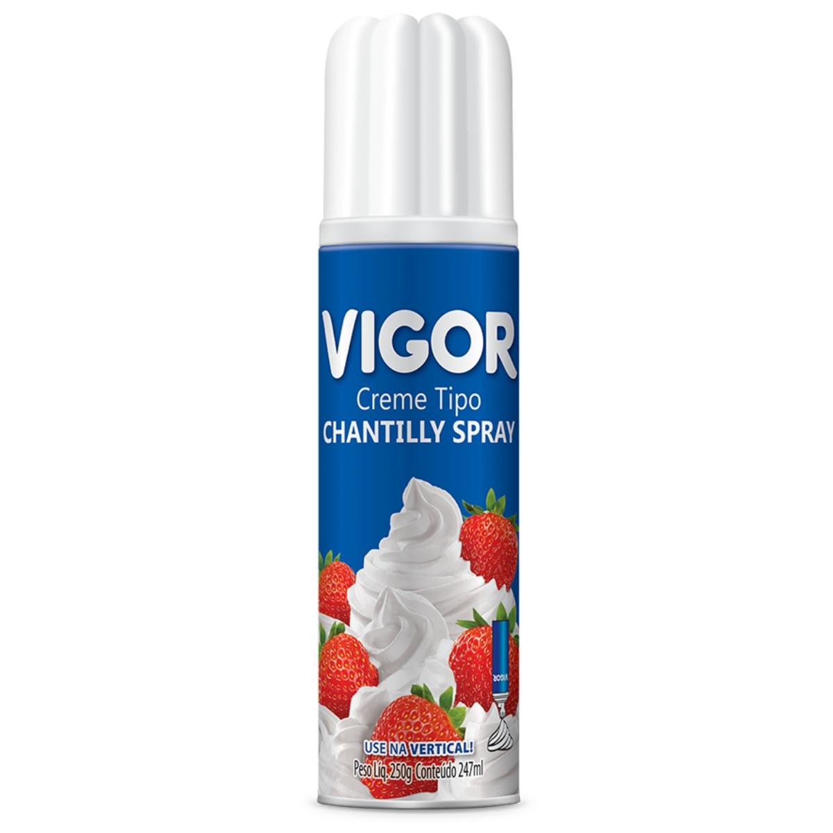 Creme Chantilly Vigor Frasco 250g Spray