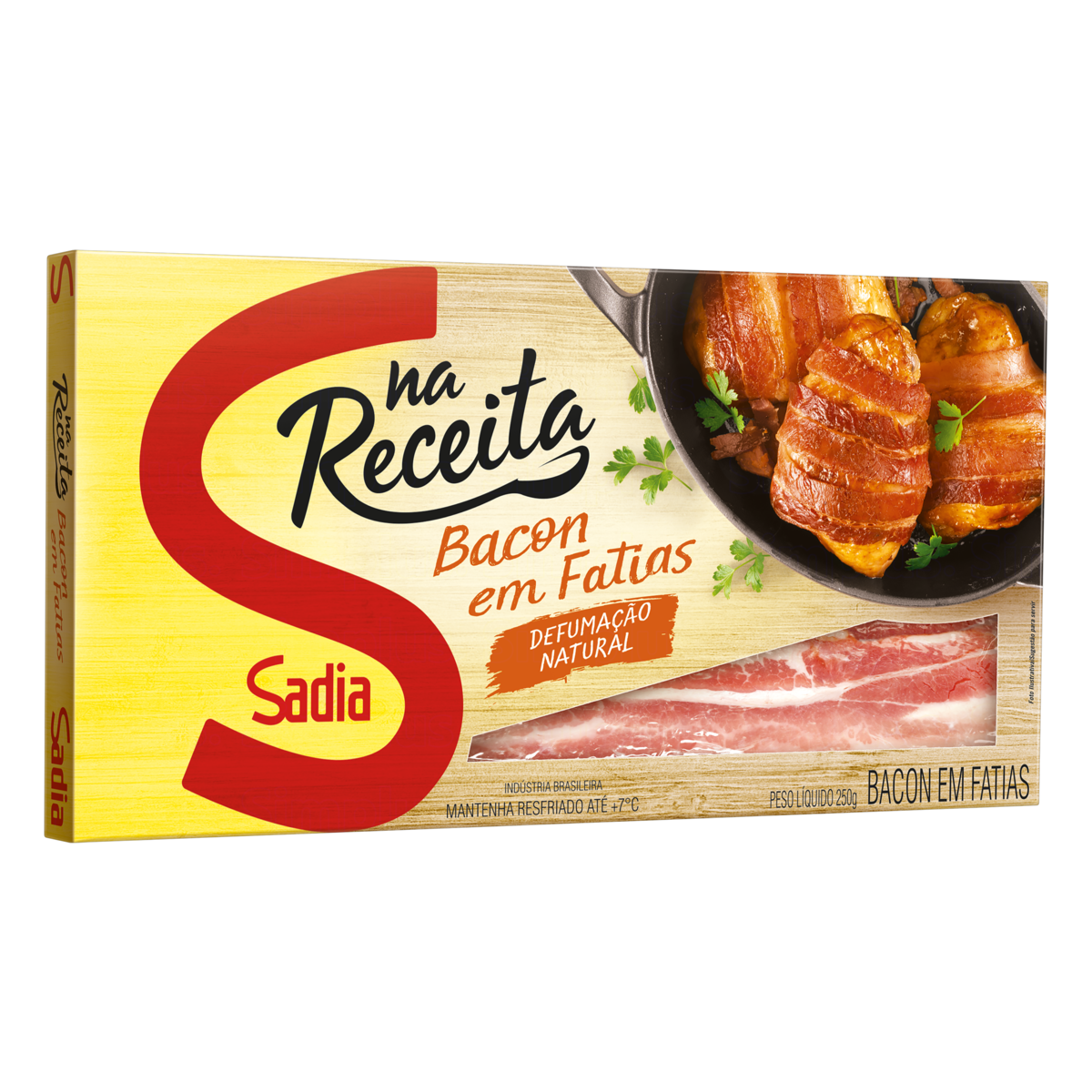Bacon em Fatias Sadia na Receita 250g