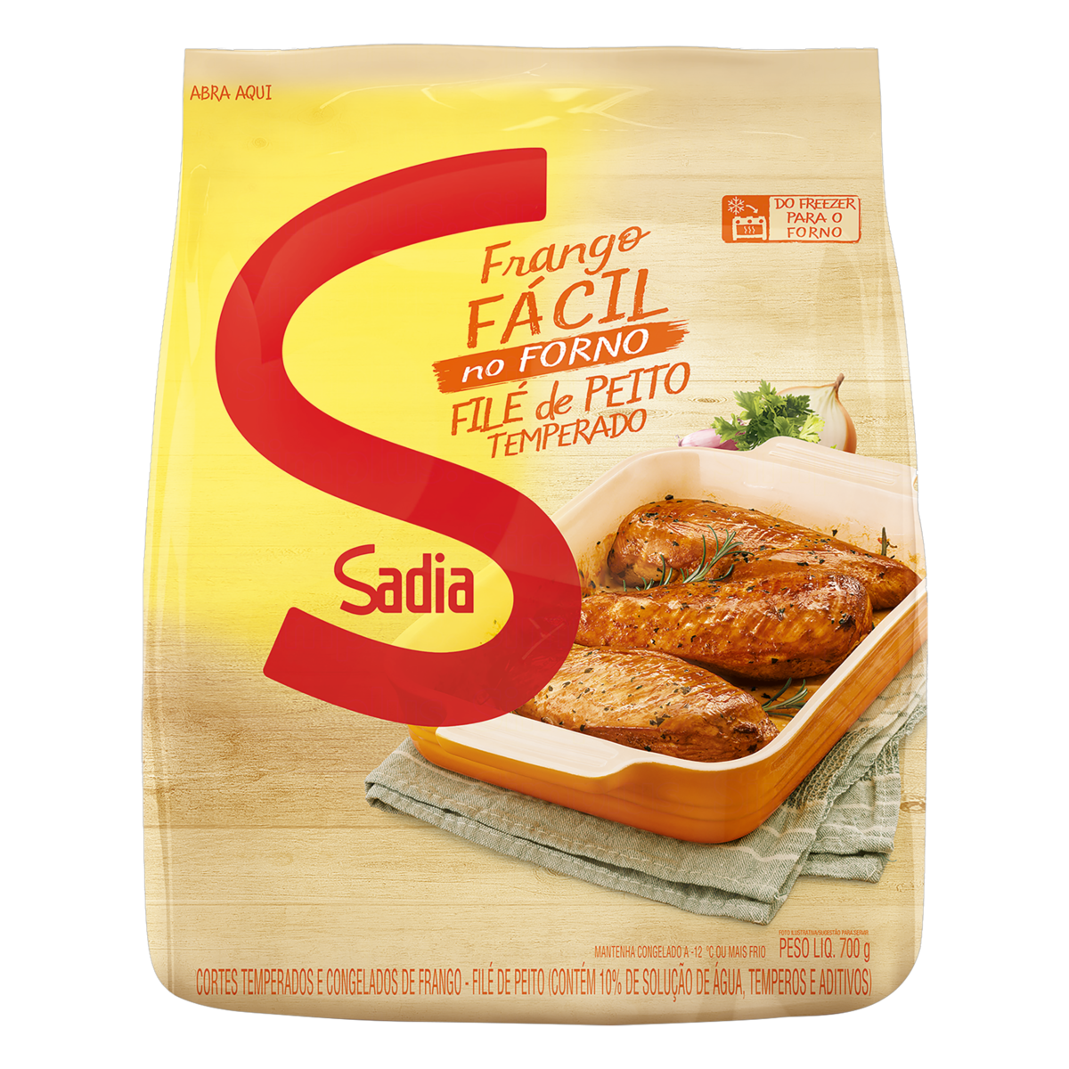 File De Peito Temp Sadia Facil 700g