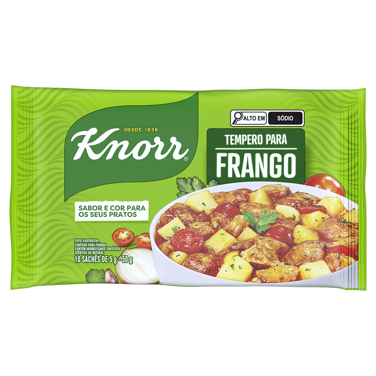 Tempero em Pó KNORR Frango 50g 10 Sachês