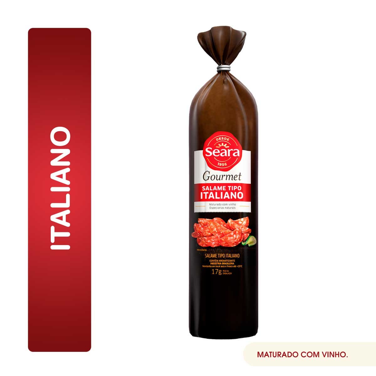 Salame Italiano SEARA Gourmet Fatiado Bandeja 150g