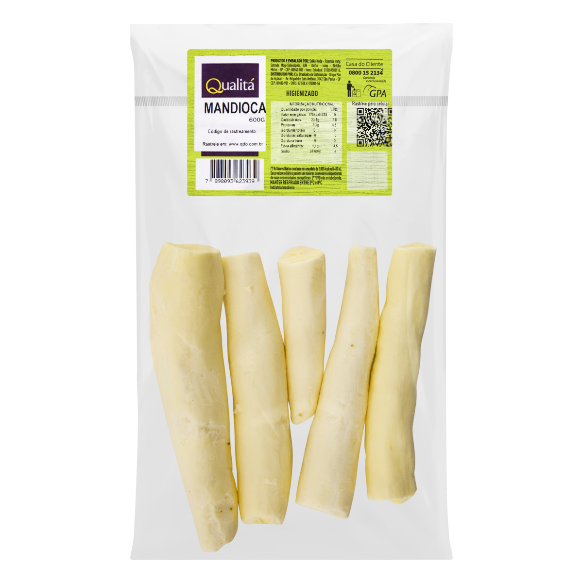 Mandioca Qualitá 600g