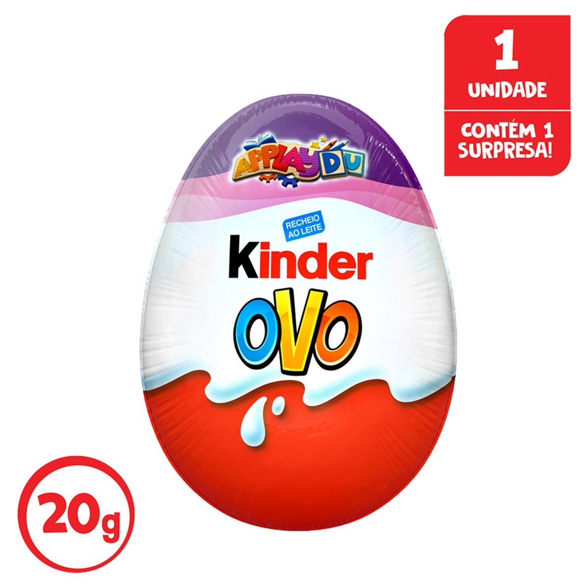 Kinder Ovo Roxo 1 Unidade 20g