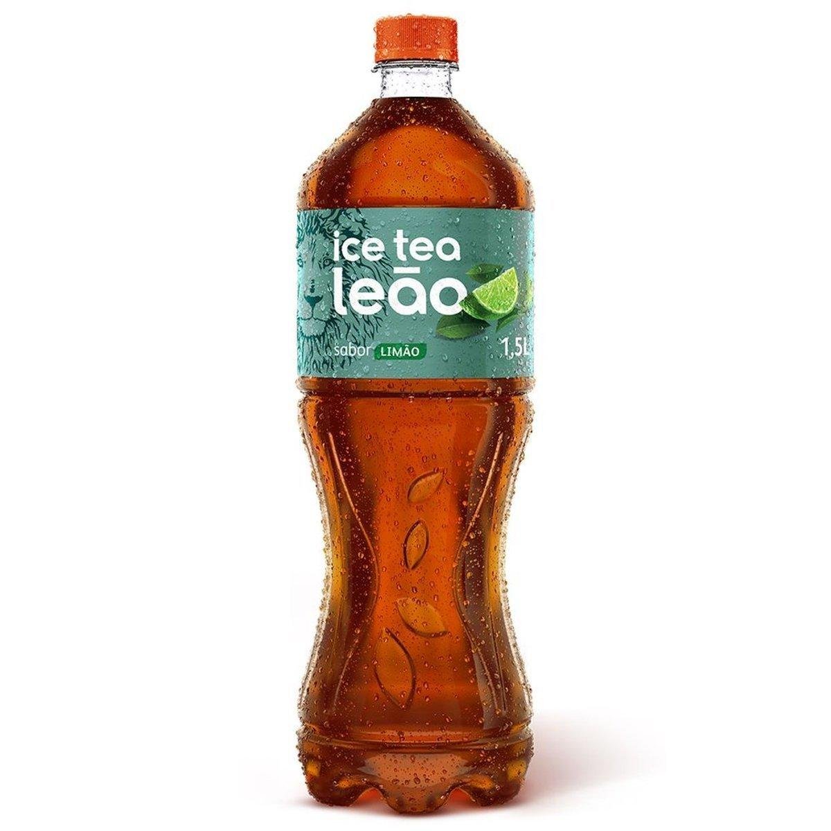 Chá Preto Ice Tea Limão Leão Garrafa 1,5l
