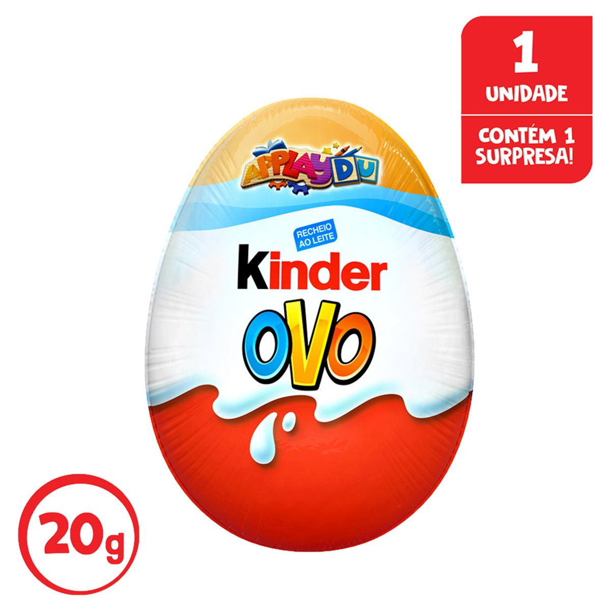 Kinder Ovo Laranja 1 Unidade 20g