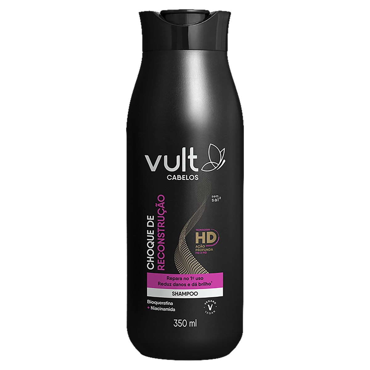 Shampoo Vult Cabelos Choque de Reconstrução Frasco 350ml