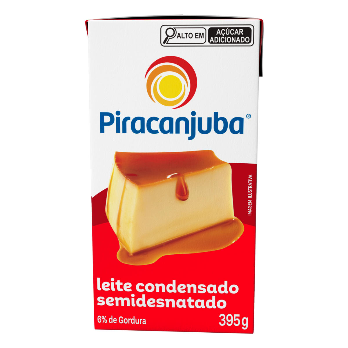 Leite Condensado Semidesnatado Piracanjuba 395g