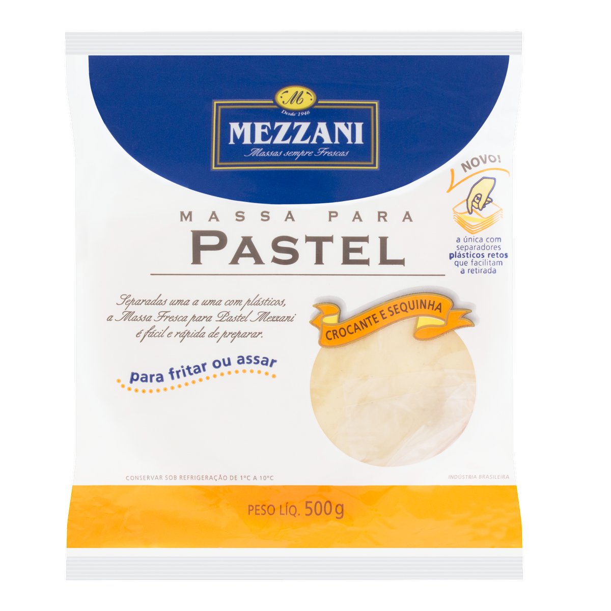 Massa para Pastel Mezzani Pacote  500g